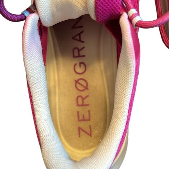 Cole Haan Zerogrand Journey Running Sneaker Shoe Fuchsia Pink Knit Athletic 9.5B - Picture 14 of 16